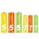 Батарейки Xiaomi ZMI batteries 24pcs (AAA 12pcs AA 12pcs) (3059770)