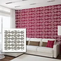 Трафарет для штукатурки, покраски декоративный многоразовый , пластиковый трафарет, толщина 1 мм (600х600)