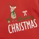 Боди детское праздничное с начесом с длинным рукавом Merry Christmas