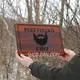 Кухонная доска-винтажная премиум (темная) с гравировкой - CHEF