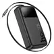 УМБ HOCO Bright power bank with telescopic cable and display Q41 20000mAh |1USB/1Type-C, PD/QC, 22.5W/3A|