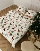 Постельное белье плюшевое евро Dushka Home 20998 200х220 см