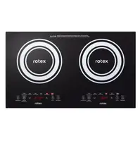 Плита індукційна електрична настільна Rotex Duo RIO250-G 2800 Вт чорна