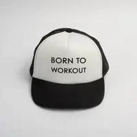 Кепка "Born to workout", Белый, английский