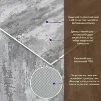 Декоративна ПВХ плита 600х600х3мм платиновий мармур (S) SW-00001632