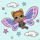 Картина по номерам "L. O. L. Surprise! O. M. G. Fairies Flutterstar" 40х40 см
