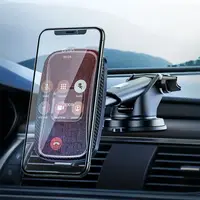 Тримач HOCO магнітний Magnetic with wireless charging car holder CA75 | 15W, 2in1 |