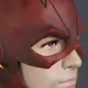 Маска Flash RESTEQ человек молния для взрослых, латексная. Косплей Барри Аллен