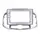 Переходная рамка 10.1" Lesko Chevrolet Captiva 2011-2015 6804 Silver