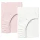 Набор простыни на резинке 180х200х30 WHITE/PUDRA