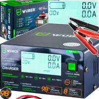 Зарядное устройство для аккумуляторов 12В и 24В 10А Wuber (Польша)