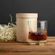 Стакан с пулей "WHISKEY АРГУМЕНТ" для виски, Тубус из шпона