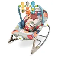 Детский шезлонг Rocker 156-1 музыкальная подвеска регулируемая спинка. Multicolor (179691)