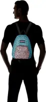 Молодіжний рюкзак 10L Jansport Half Pint бірюзовий з рожевим