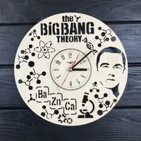 Тематические интерьерные настенные часы «Теория большого взрыва»