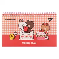 Планинг настольный YES Line Friends 252180 25х20 см 52 листа
