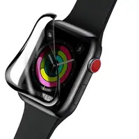 Защитное стекло Baseus Full-screen для Apple Watch series 1/2/3 (42mm), Black  (SGAPWA4-F01)