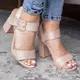 Женские босоножки Fashion Bolivar 3097 41 размер 26 см Бежевый