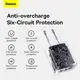 Адаптер сетевой Baseus Compact  Charger 3U 17W EU |3USB, QC, 3.4A|  (CCXJ020102)