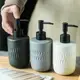 Дозатор для мыла керамический для ванной комнаты и кухни цвет серый