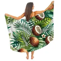 Парео пляжне з 3D принтом Coconut Breeze 31045 150х180 см