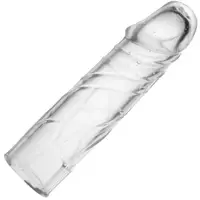 Насадка на член  Long and wide цвет прозрачный