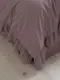 Постельное Белье Вареный Хлопок Limasso Exclusive Violet Лиловый двуспальный евро 200х220см