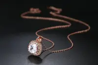 Ланцюжок жіночий із кулоном, покритий золотом код 1643