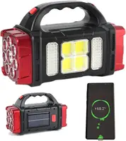 Ліхтар акумуляторний LED Hurry Bolt HB-1678 із сонячною панеллю • Прожектор на сонячній батареї HB-1678 із функцією Power Bank