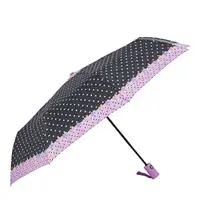 Полуавтоматический зонт Monsen C13261purple-black