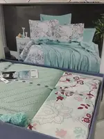 Mint летнее постельное белье с покрывалом. Хлопок. First class Турция