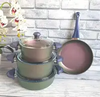 Набор посуды OMS Violet OMS-3016-Green 7 предметов