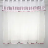 Кухонная занавесь (250х160см.). Цвет молочный с розовым. Код 00к 59-580
