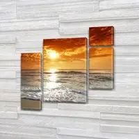 Модульные картины триптих, на Холсте нат., 120x130 см, (60x30-2/25х30-2/95x65)