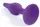 Анальный плаг Silicone Plug Purple - Extra Large