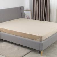 Простирадло-чохол на резинці двоспальне ТЕП Velour 2-04824_35036 180х200 см золотий бежевий