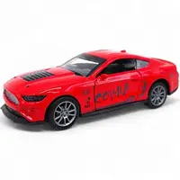 Машина металлическая "Автопром. Ford mustang", красная