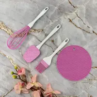 Набор силиконовый A-Plus AP-1956-pink 4 предмета