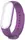 Ремешок UWatch Double Color Replacement Silicone Band For Xiaomi Mi Band 5/6/7 Purple/White Line