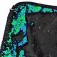 Сумка-мешок YES Black Sequins 557661 39х30 см зеленая