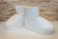 Угги женские зимние белые С423