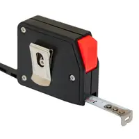 Рулетка з автостопом 3м×13мм (чорна) GRAD (3816035)