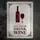 Табличка металева Save water drink wine 26х18,5 см (MET_20J080_SER)