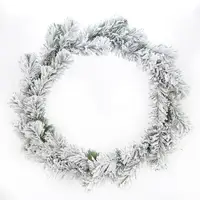 Венок искусственный рождественский заснеженный YES Сказка 903841 30 см