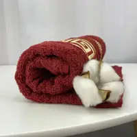 Рушник для обличчя махровий Febo Vip Cotton Grek Туреччина 6389 бордовий 50х90 см