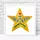 Постер в рамке Звезда 30x30 см (WKMT_23M016_WH)