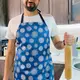 Кухонный фартук полноцветный Colorful Снежинки  75х51 см