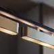 Люстра светодиодная подвесная LED светильник для квартиры на потолок лэд 26433 Черный 15-180х8х180 см.