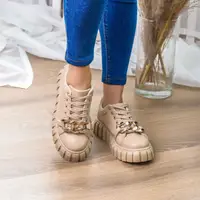 Кросівки жіночі Fashion Bella 3250 37 розмір 24 см Бежевий