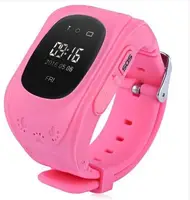 Розумний дитячий годинник з GPS UWatch Q50 Білий Рожевий